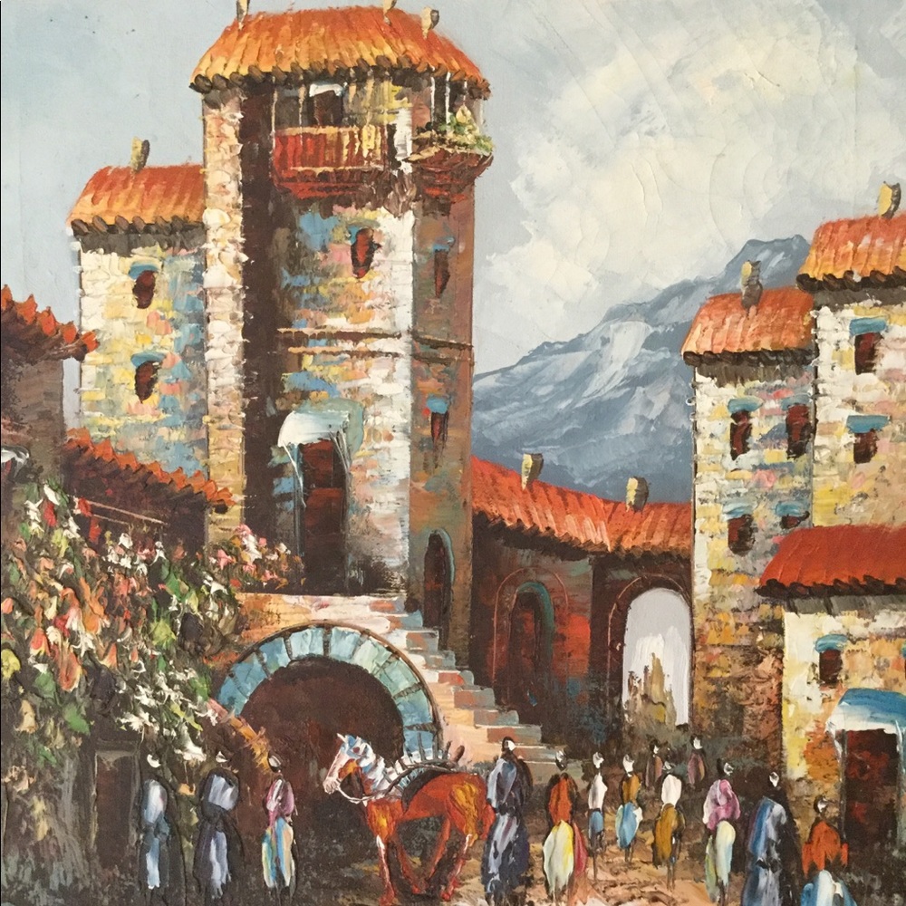 Garber Oil Painting VINTAGE 1930s France 🇫🇷 - Picture 2 of 5